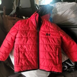 2T Under Armour Coat Red
